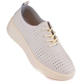 Zapatos Sergio Leone W SK431 piel calada beige 8