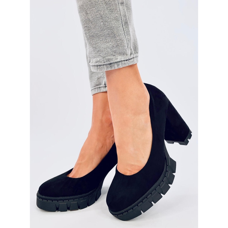 Angela Zapatos de tacón y plataforma negros 1