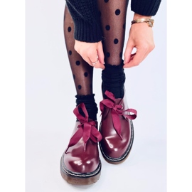 Bota bovver Sherone Vino Rojo 5