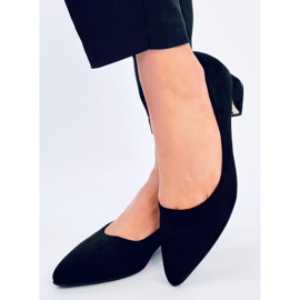 Zapatos de tacón bajo Marani negros 1
