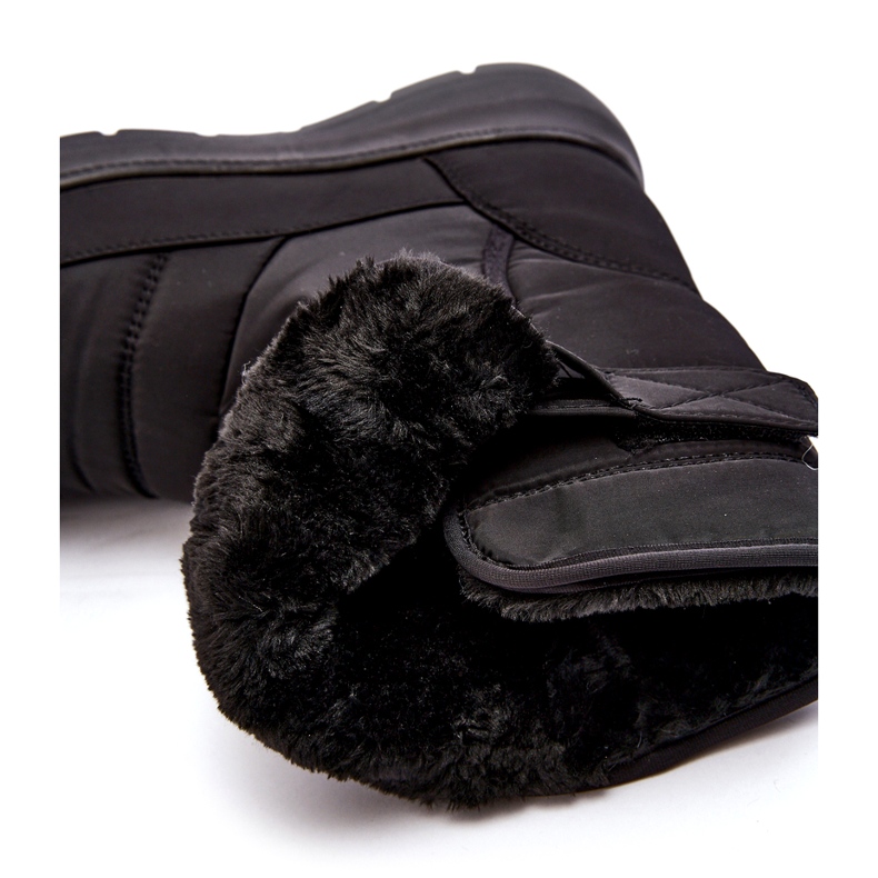 J. Star Botas de nieve con aislamiento de velcro para mujer Black Jawora negro 2 J. Star Botas de nieve con aislamiento de velcro para mujer Black Jawora negro 2