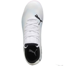 Zapatillas de fútbol Puma Future 7 Play FG/AG Jr 107734 01 blanco 1