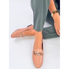 Mocasines de cadena Addison nude beige 4