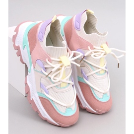Zapatillas con cuña coloridas de Beals Pink rosado 1