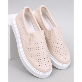 Towns Zapatillas slip-on beige caladas 5