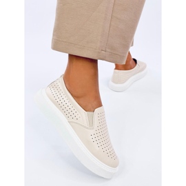 Towns Zapatillas slip-on beige caladas 4