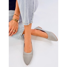 Bailarinas tejidas Kayla Grey gris 5