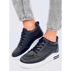 Zapatillas Cheeve negras con cuña negro 2
