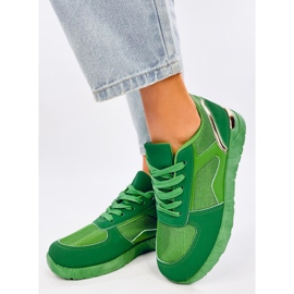 Zapatillas ligeras de mujer Doleh Verde 3