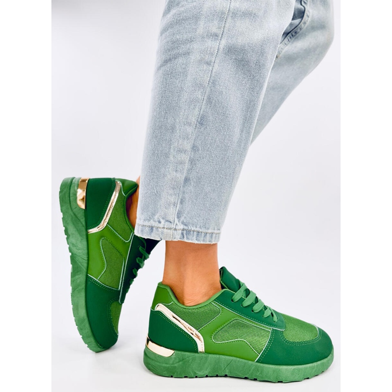 Zapatillas ligeras de mujer Doleh Verde 2