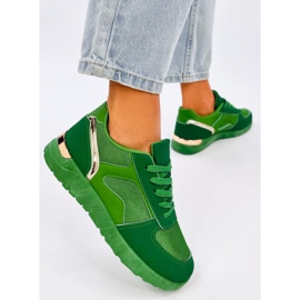 Zapatillas ligeras de mujer Doleh Verde 4