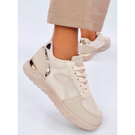 Deportivas ligeras de mujer Doleh Beige 3