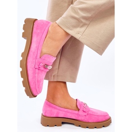 Mocasines de mujer Molla Fucsia rosado 2