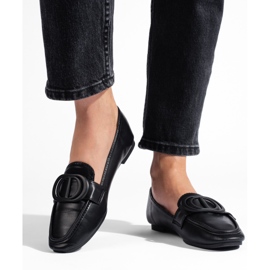 Mocasines de mujer elegantes Shelovet negros 1
