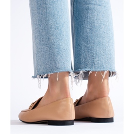 Mocasines Zapatos beige marrón 3