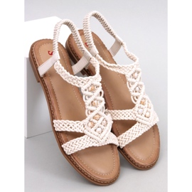 Ashes Sandalias boho tiras beige 5
