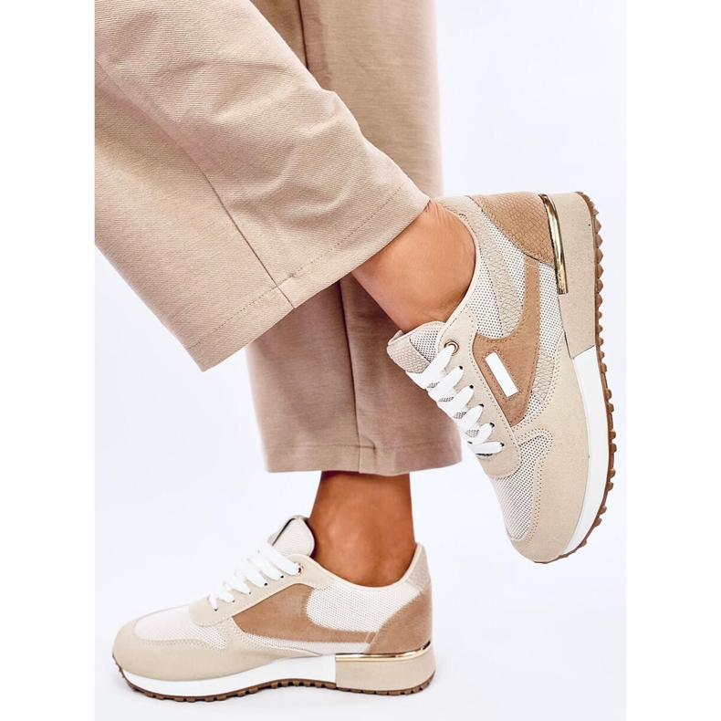 Zapatillas Agassi Mujer Beige 2