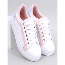 Zapatillas de mujer Ateer Rosa blanco 5