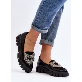 Mocasines mujer charol Laura Messi 2785 Negro 5