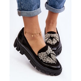 Mocasines mujer charol Laura Messi 2785 Negro 7