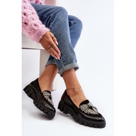 Mocasines mujer charol Laura Messi 2785 Negro 1