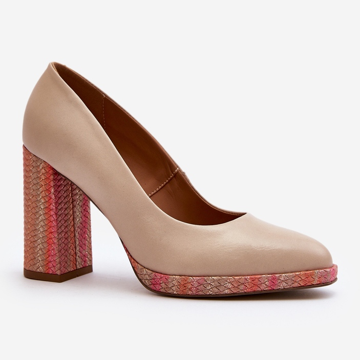 Zapatos de tacón alto Laura Messi 2746 beige claro 1 Zapatos de tacón alto Laura Messi 2746 beige claro 1