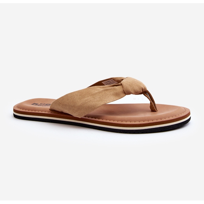 Chanclas de mujer Big Star LL274623 Beige 1