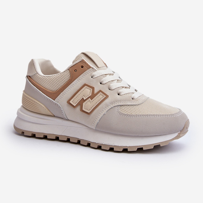 Zapatillas Mujer Beige Zapatillas Deportivas Alettesa 2