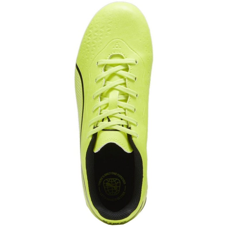 Zapatillas de fútbol Puma King Match FG/AG Jr 107573 04 verde 1