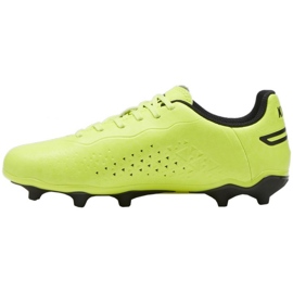 Zapatillas de fútbol Puma King Match FG/AG Jr 107573 04 verde 2