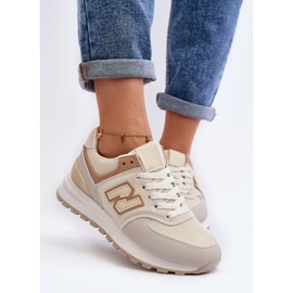 Zapatillas Mujer Beige Zapatillas Deportivas Alettesa 6