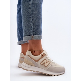 Zapatillas Mujer Beige Zapatillas Deportivas Alettesa 8