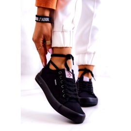 Sneakers Mujer Tied Cross Jeans JJ2R4039C Negro 1 Sneakers Mujer Tied Cross Jeans JJ2R4039C Negro 1