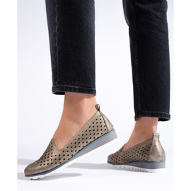Señores calados dorados para mujer de Daszyński 3