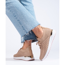 Deportivo calado beige 3