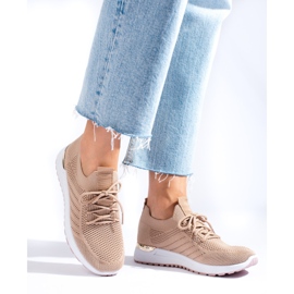 Deportivo calado beige 1