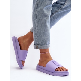 Chanclas de mujer Big Star LL274426 Morado violeta 9