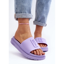 Chanclas de mujer Big Star LL274426 Morado violeta 12