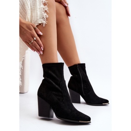 Botines Mujer Sanile Negro 1