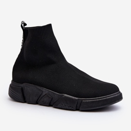 Zapatillas Deportivas de Mujer con Calcetín Negro Zirila 1