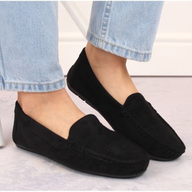 Mocasines negros eVento mujer 6