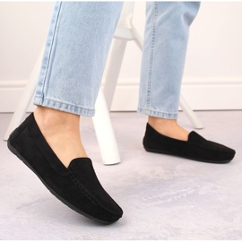 Mocasines negros eVento mujer 5