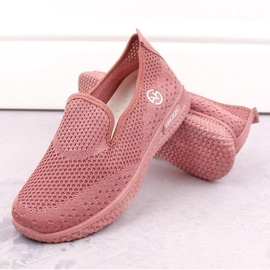 Zapatillas deportivas sin cordones para mujer, rosa, Vinceza 34602 rosado 3