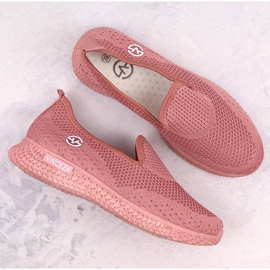 Zapatillas deportivas sin cordones para mujer, rosa, Vinceza 34602 rosado 4