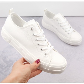 Deportivas mujer plataforma blancas Big Star NN274853 blanco 1