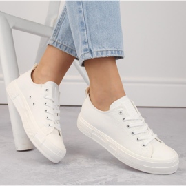 Deportivas mujer plataforma blancas Big Star NN274853 blanco 5