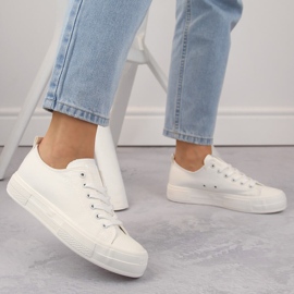 Deportivas mujer plataforma blancas Big Star NN274853 blanco 6