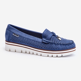 Mocasines Calados Mujer Twista Azul 1