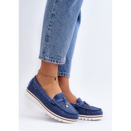 Mocasines Calados Mujer Twista Azul 2