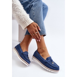 Mocasines Calados Mujer Twista Azul 7